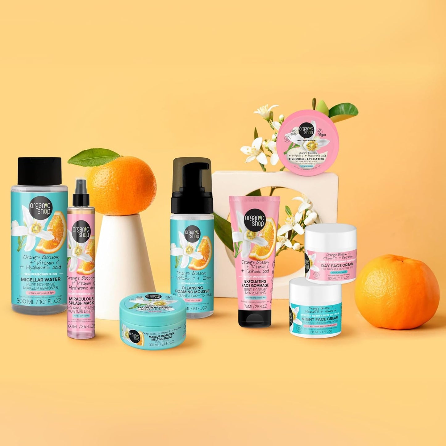 Orange Blossom Skincare Instant Smoothness Face Gommage with Vitamin C & Shikimic Acid – Purifying Exfoliator, 75 ml