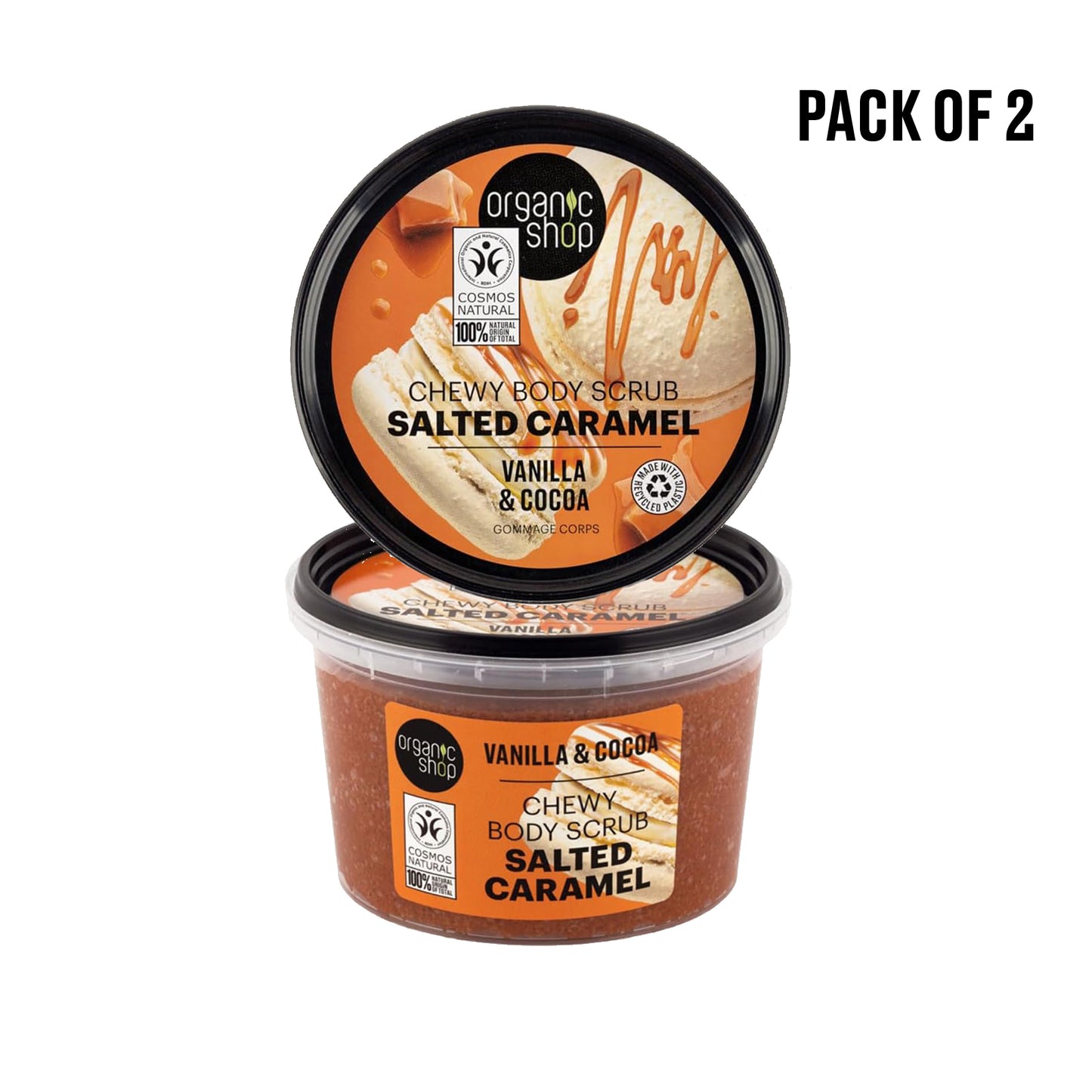 Organic Shop Body Scrub - Pack of 2