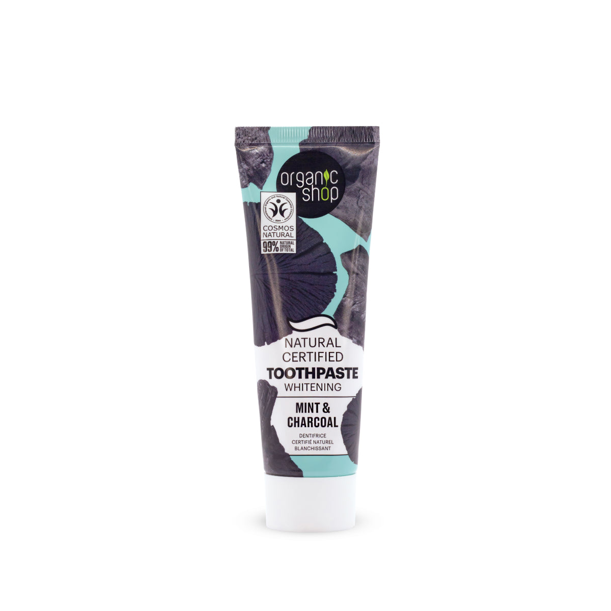 Natural Certified Toothpaste Whitening Mint & Charcoal