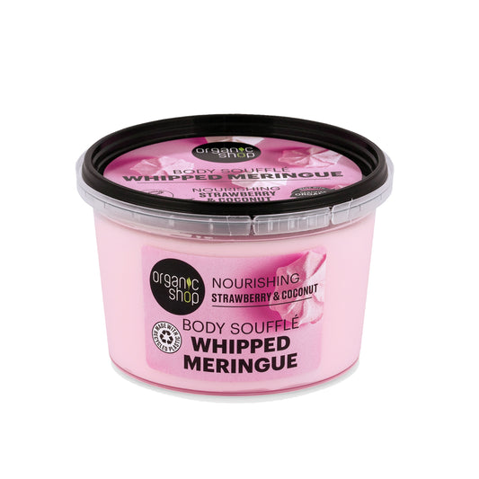 Whipped Meringue body souffle - Nourishing Strawberry & Coconut, 250 ml