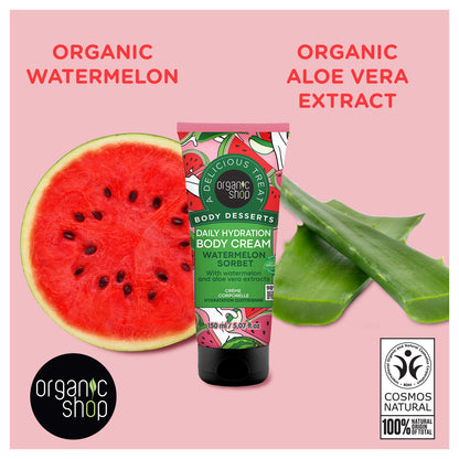 Desserts Daily Hydration Body Cream - Watermelon Sorbet, 150 ml