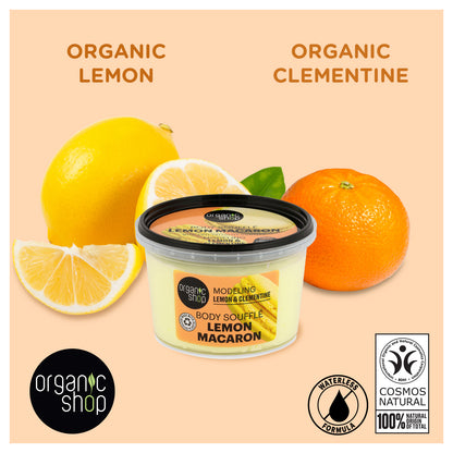 Lemon Macaron Body Souffle - Modeling Lemon & Clementine, 250 ml