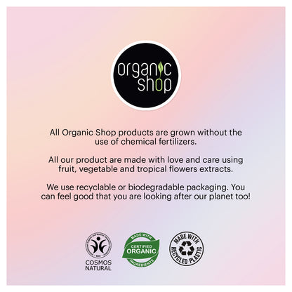 Organic Shop Hydrogel Eye Patch, 60 pcs – Vegan, COSMOS Natural Certified, Waterless Formula, Hydrating Under Eye Masks for Puffiness & Dark Circles