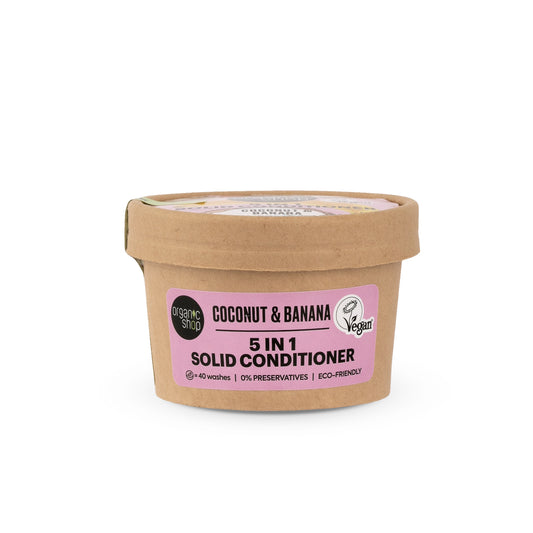 5-in-1 Solid Conditioner - Coconut & Banana, 60 g