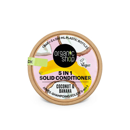 5-in-1 Solid Conditioner - Coconut & Banana, 60 g