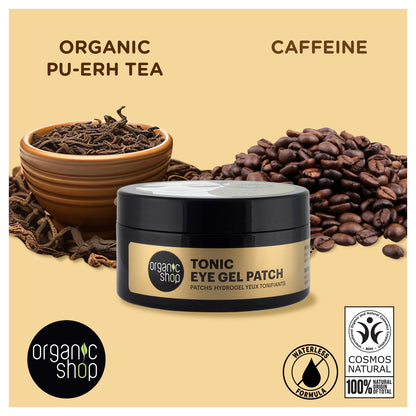 Tonic Eye Gel Patch - Pu-erh tea & Caffeine, 60 pcs