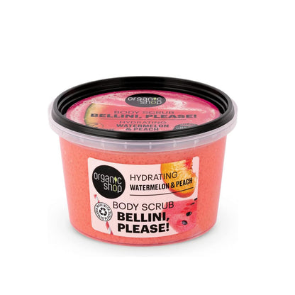 Bellini, please! Body Scrub - Hydrating Watermelon & Peach, 250 ml