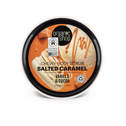 Salted Caramel Chewy Body Scrub - Vanilla & Cocoa, 250 ml