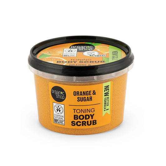 Toning Body Scrub - Orange & Sugar, 250 ml