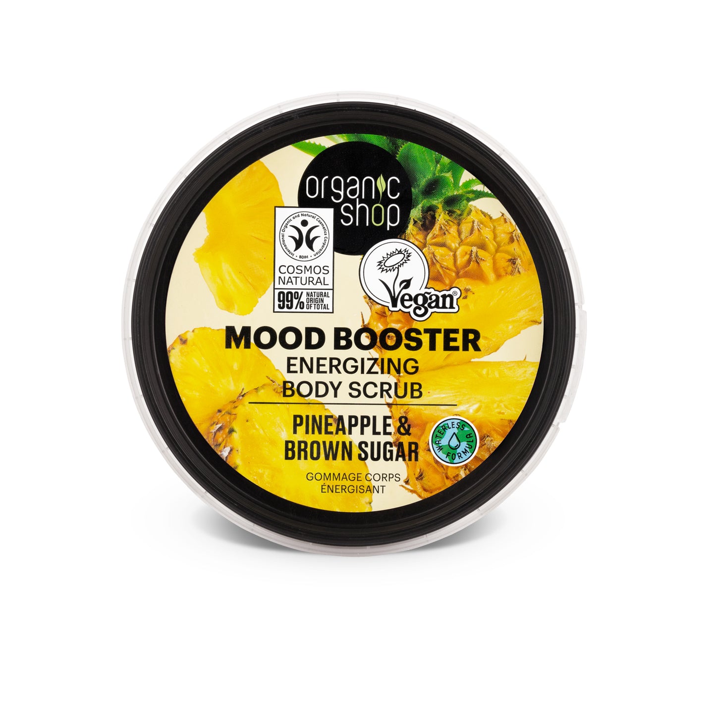 Mood Booster Energizing Body Scrub - Pineapple & Brown Sugar, 250 ml