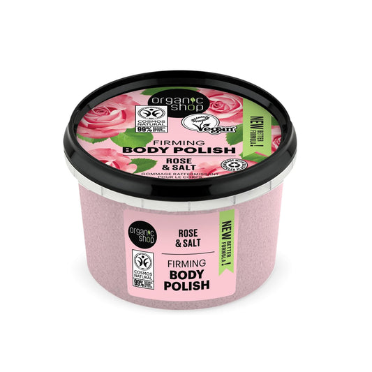 Firming Body Polish - Rose & Salt, 250 ml