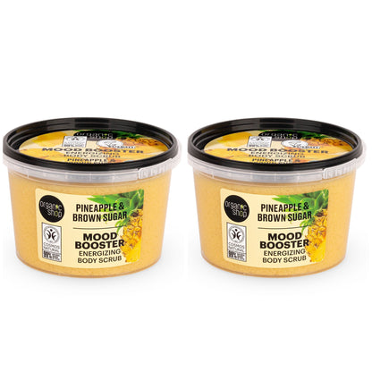 Mood Booster Energizing Body Scrub - Pineapple & Brown Sugar, 250 ml