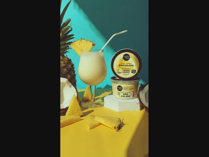 Organic Shop Piña Colada Body Scrub Pineapple & Coconut 250ml | Exfoliating, Nourishing, Vegan Skincare | Natural, COSMOS Certified